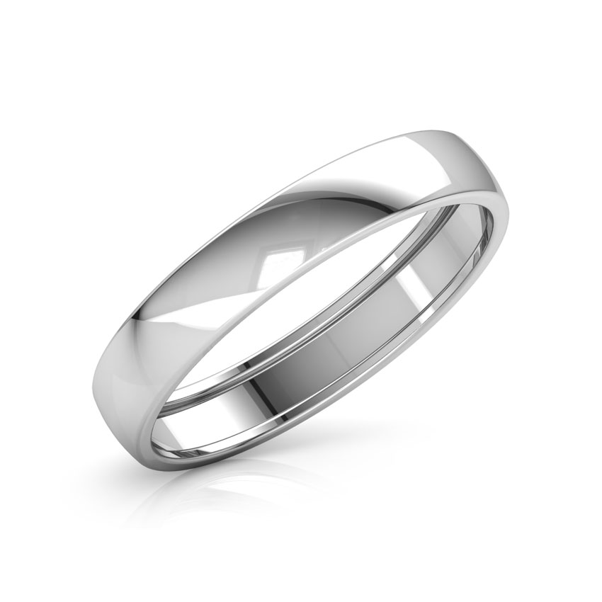 Helena Platinum Band for HerWidth - 3 mm Height - 1.2 mm Purity
